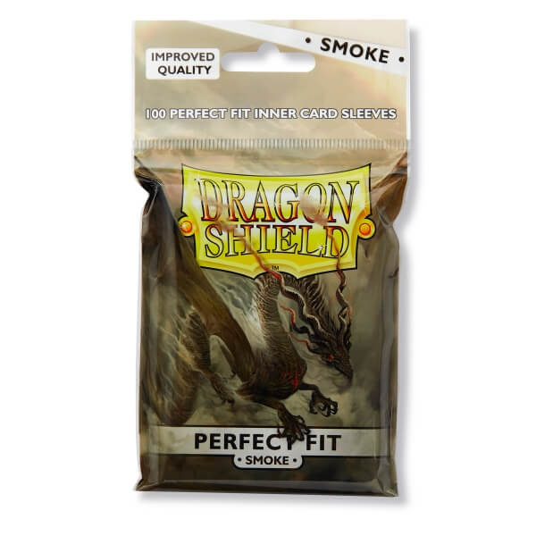 Dragon Shield Standard Perfect Fit Sleeves Smoke (100 obalů)