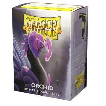 Obaly na karty Dragon Shield 63 x 88 mm - Matte Dual Sleeves (barevné), barva Orchid