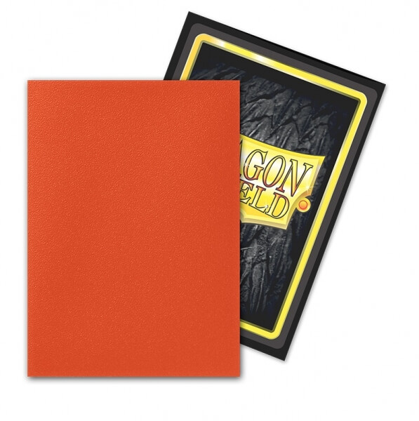 Obaly na karty Dragon Shield 63 x 88 mm - Matte Dual Sleeves (barevné), barva Ember
