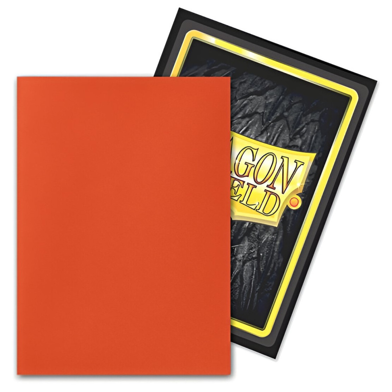 Obaly na karty Dragon Shield 63 x 88 mm - Matte Dual Sleeves (barevné), barva Ember