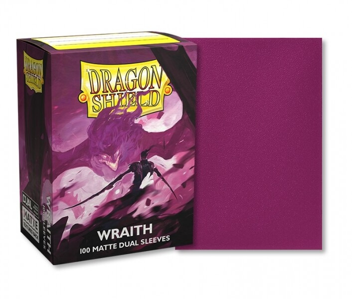 Obaly na karty Dragon Shield 63 x 88 mm - Matte Dual Sleeves (barevné), barva Wraith