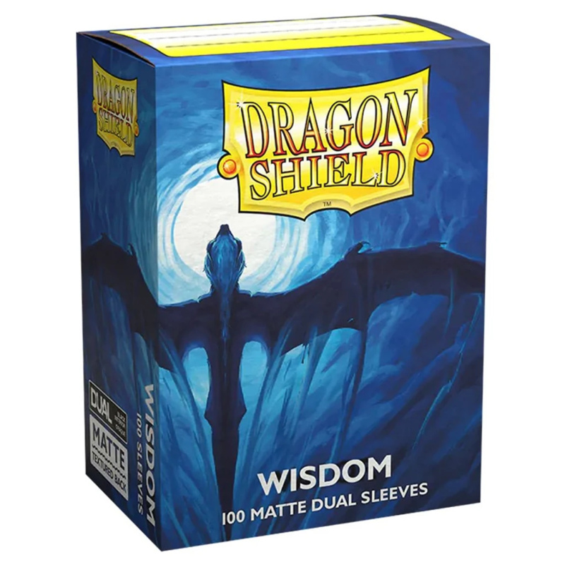 Obaly na karty Dragon Shield 63 x 88 mm - Matte Dual Sleeves (barevné), barva Wisdom