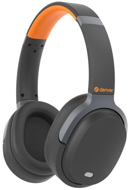 Bezdrátová sluchátka Denver BTN-210 / 20-20000 Hz / Bluetooth 5.1 / dosah až 10 m / šedá Varianta: ivi1