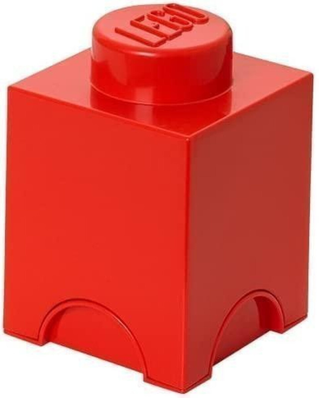 LEGO® Úložný box 12,5 x 12,5 x 18 cm Červený