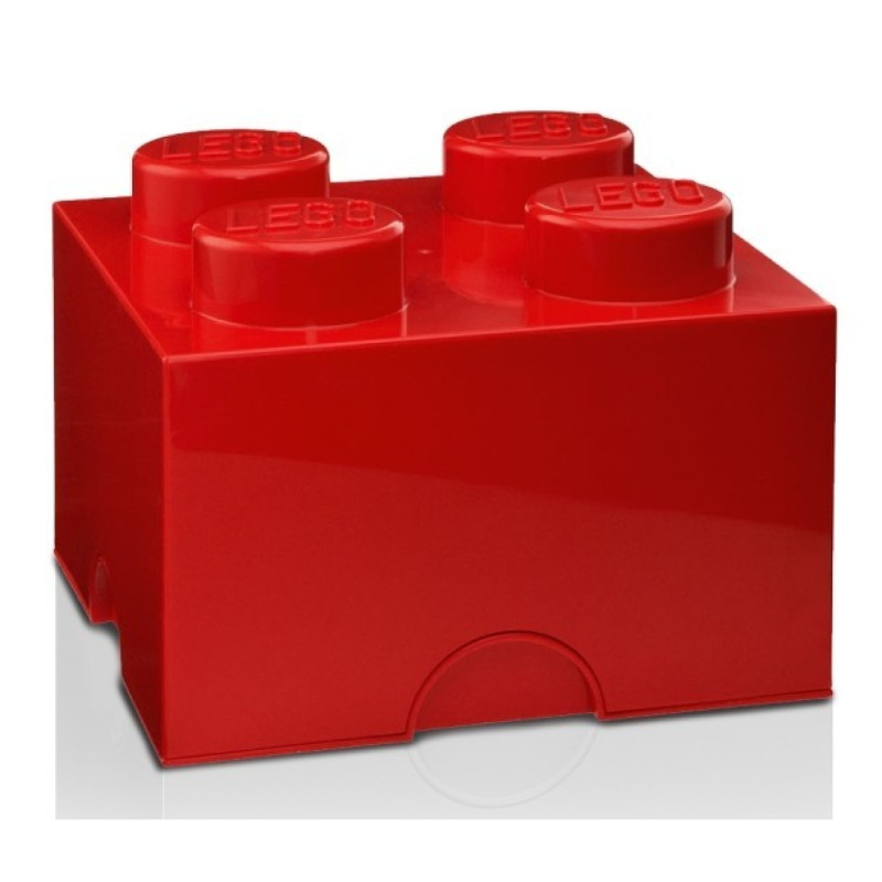 LEGO úložný box 4 - červená