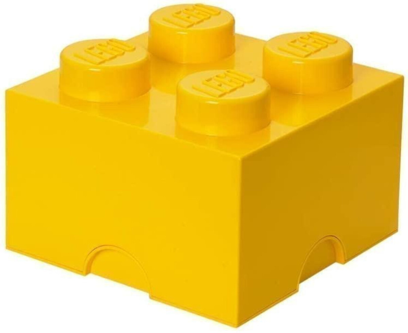 LEGO úložný box 4 - žlutá