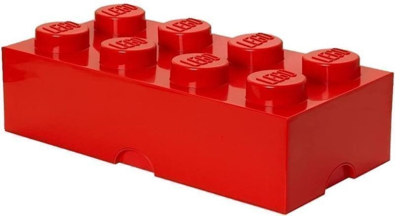 LEGO úložný box 8 - červená