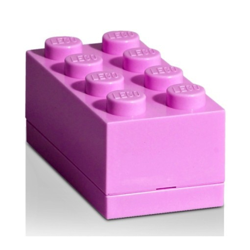 LEGO® Mini Box 4,6 x 9,3 x 4,3 cm Růžový