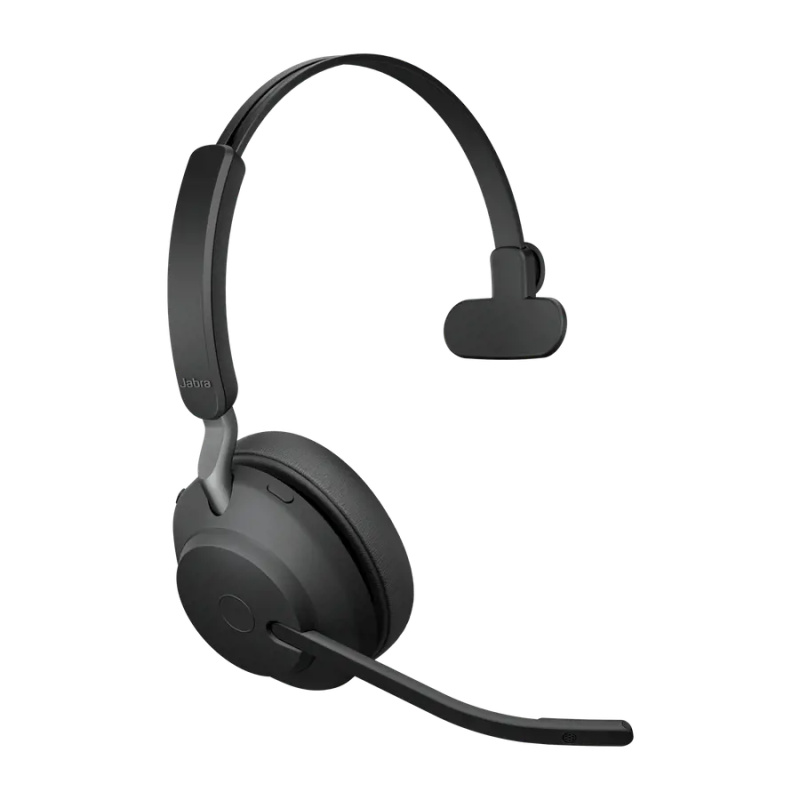 Jabra Evolve2 65 Link380/390a UC Mono bezdrátová sluchátka černá Černá