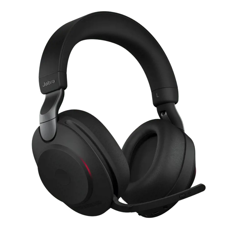 Jabra Evolve2 85 Link380/390c UC Stereo bezdrátová sluchátka černá Černá