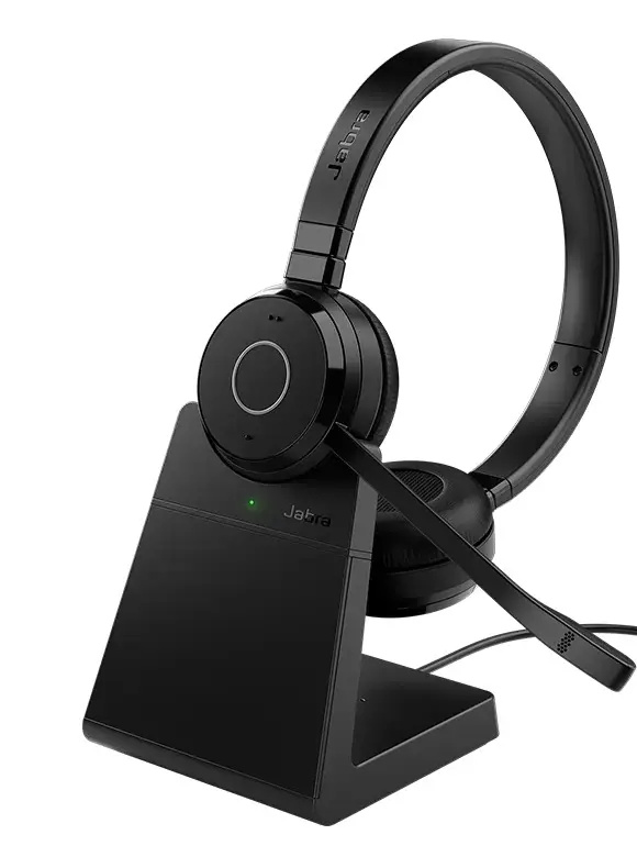 Jabra Evolve 65 TE Link390a MS Stereo se stojánkem Černá