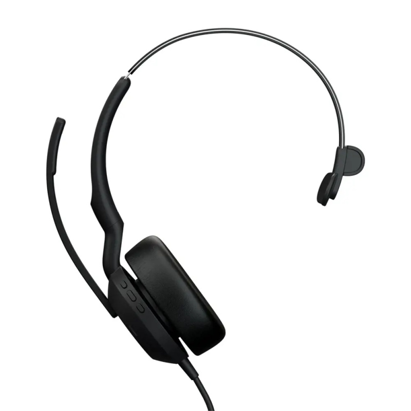 Jabra Evolve2 50 USB-C/A MS Mono sluchátka černá Černá
