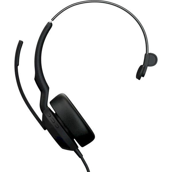 Jabra Evolve2 50 USB-C/A MS Mono sluchátka černá Černá