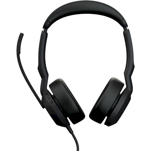 Jabra Evolve2 50 USB-C/A UC Stereo sluchátka černá Černá