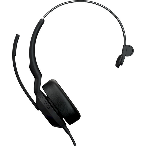 Jabra Evolve2 50 UC Mono bezdrátová sluchátka černá Černá
