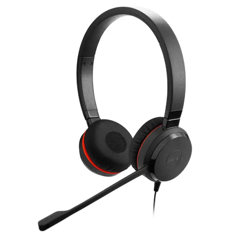 Jabra Evolve 30 II USB C/A MS Stereo sluchátka černá Černá