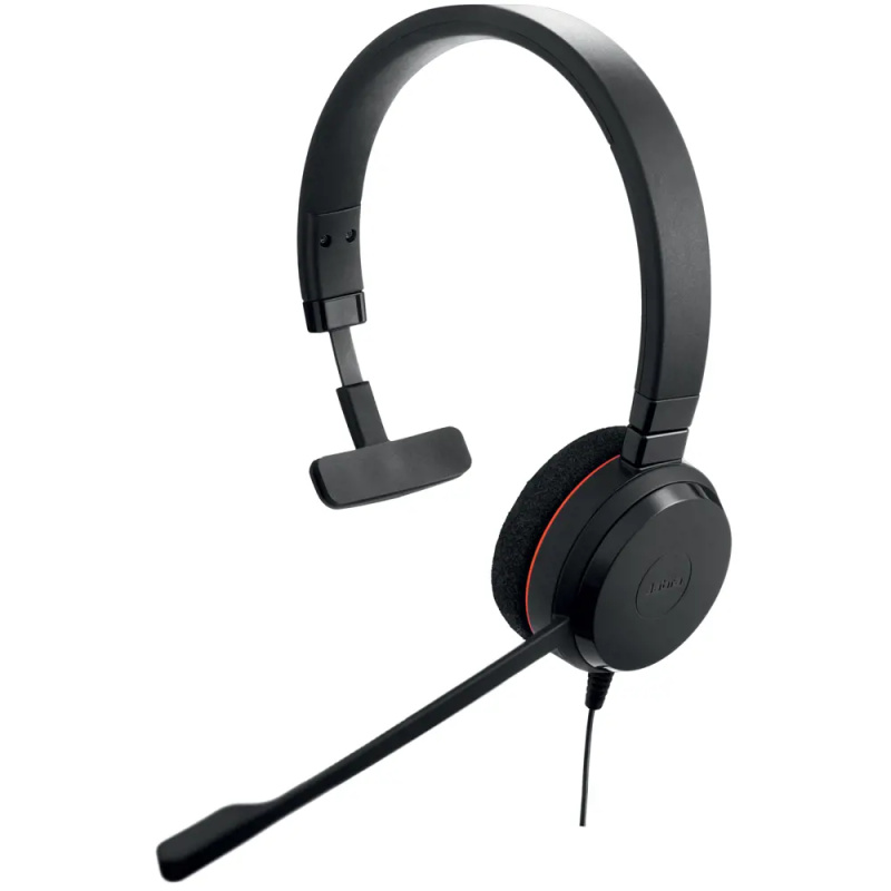 Jabra Evolve 20 SE USB C/A MS Mono sluchátka černá Černá