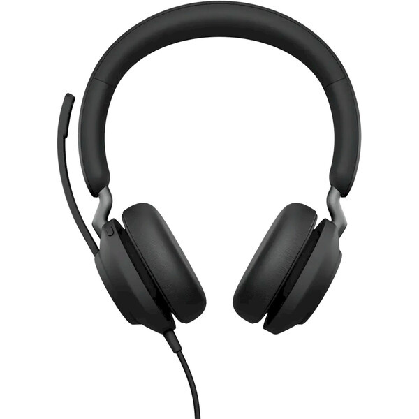 Jabra Evolve2 40 SE USB-C/A MS Stereo sluchátka černá Černá