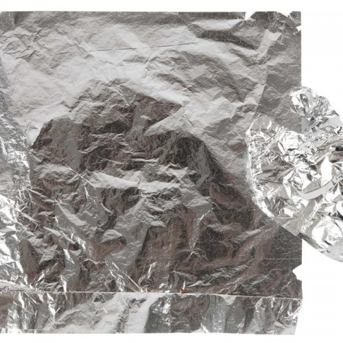 Creative Metalické plátky 160 x 160 mm 25 listů STŘÍBRNÁ