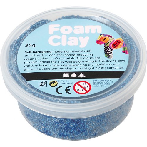 Creative Samotvrdnoucí modelovací pěnová hmota Foam Clay MODRÁ