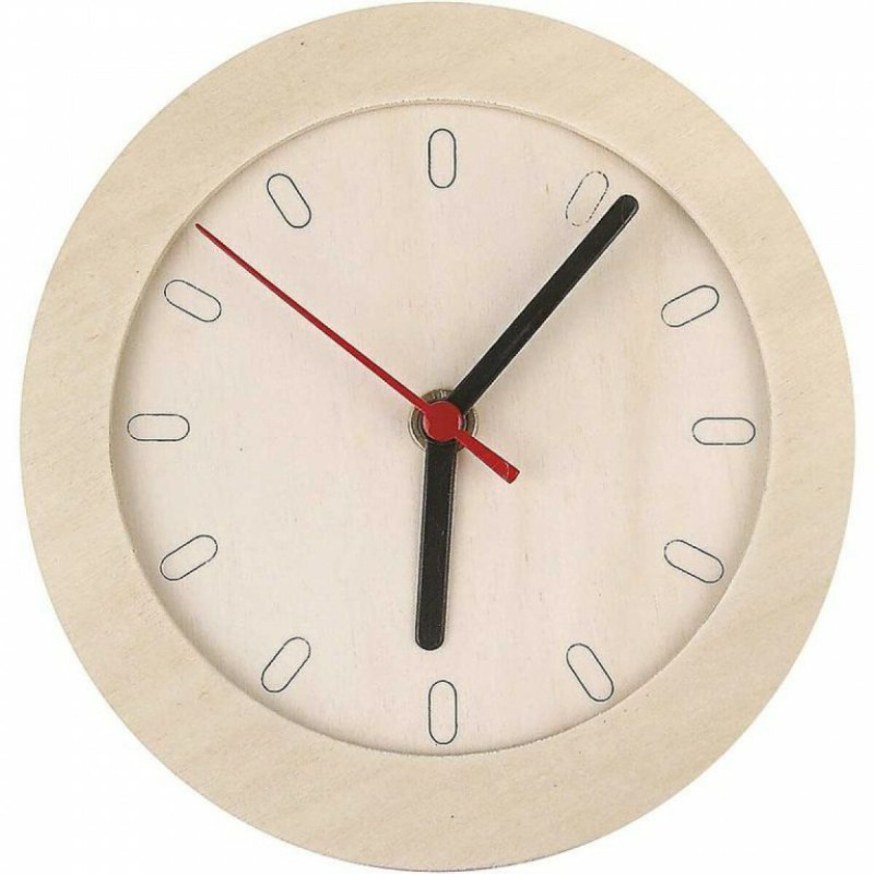 Creative Dřevěné hodiny k dotvoření, průměr 15 cm