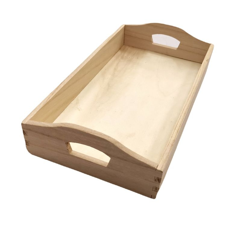 Creative Dřevěný podnos k dotvoření 30 x 17 x 5 cm