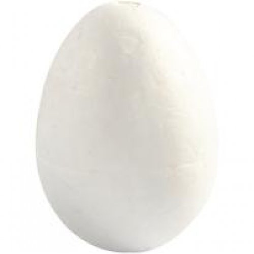 Creative Polystyrenové vajíčko BÍLÉ 6 cm - 5 ks v balení