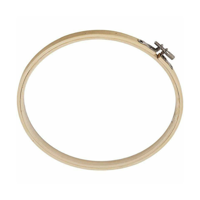 Creative Dřevěný vyšívací rám, průměr 20 cm