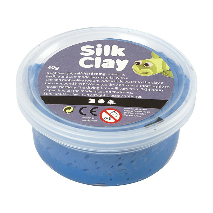 Creative Silk Clay hedvábná modelovací hmota MODRÁ