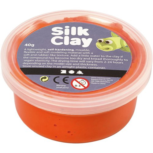 Creative Silk Clay hedvábná modelovací hmota ORANŽOVÁ