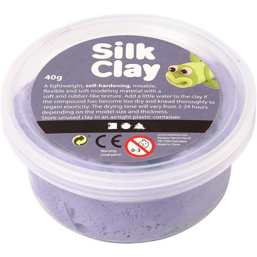 Creative Silk Clay hedvábná modelovací hmota FIALOVÁ