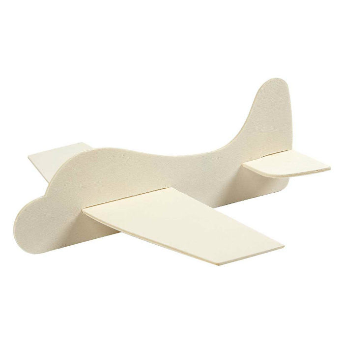 3D letadlo - skládací dekorace z překližky (1ks)