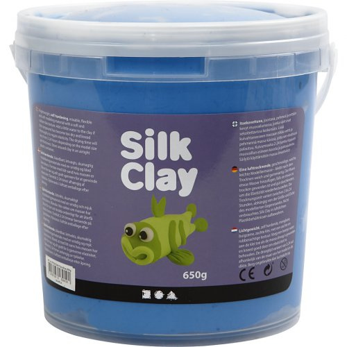 Creative Silk Clay hedvábná modelovací hmota MODRÁ 650 g