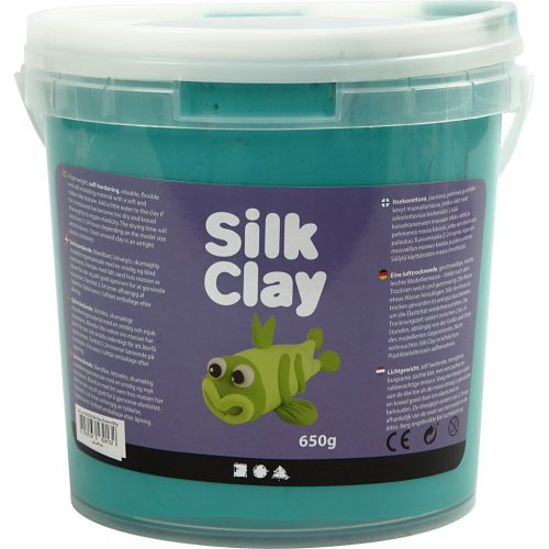Creative Silk Clay hedvábná modelovací hmota ZELENÁ 650 g