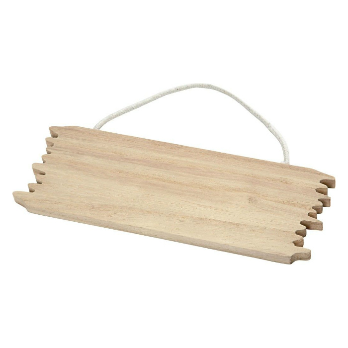 Dřevěný rozcestník dekorace k zavěšení (1ks)