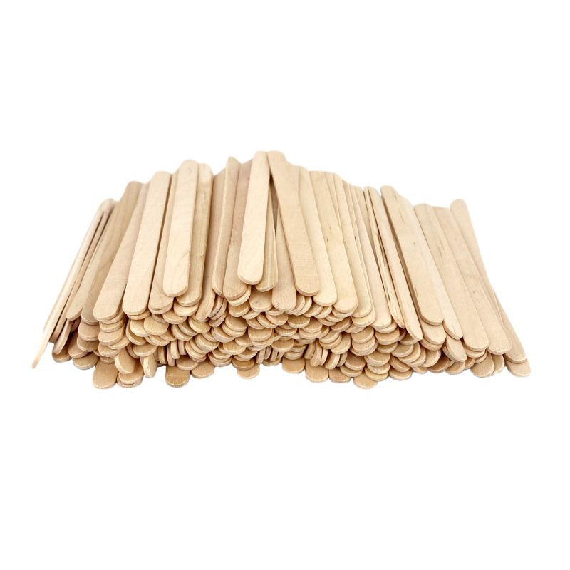 Špachtle dřevěné přírodní - dřívka 11,5x1cm (200ks)