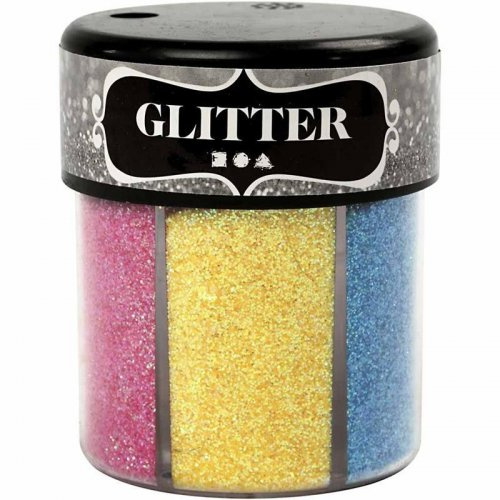 Creative Sada Glitter třpytky 6 x 13 g světlé barvy