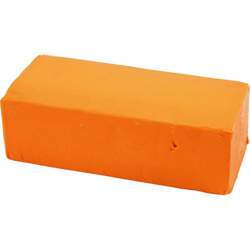 Creative Měkká modelovací hmota - plastelína 500g NEONOVÁ ORANŽOVÁ