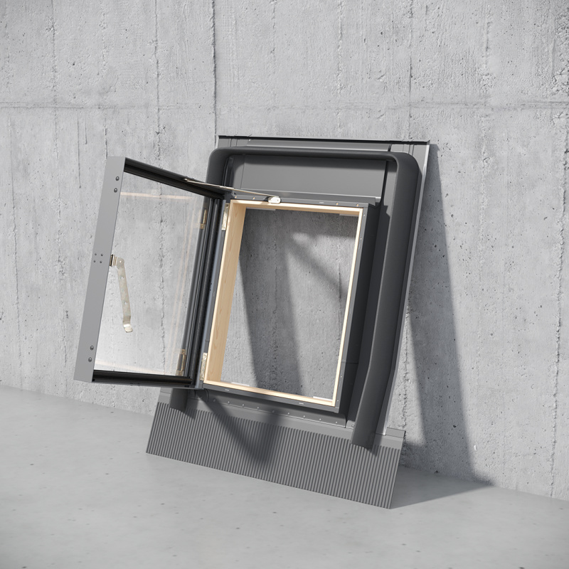 Světlík RoofLITE+ - šedý FE Rozměr výlezu: 45x55 cm