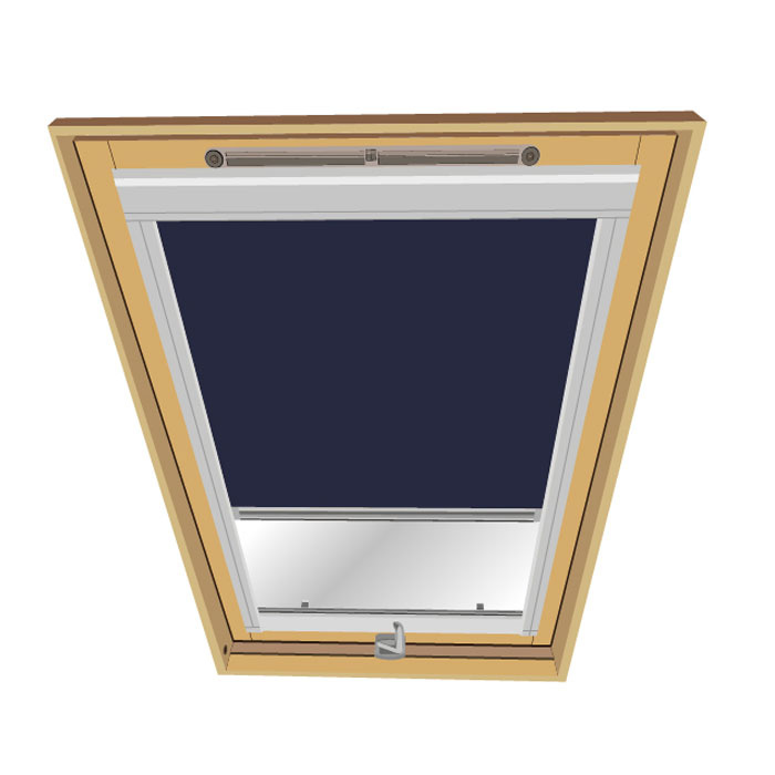 BALIO zcelazatemňující roleta Rozměry oken: 66x118 cm, Barva rolety: Bílá (4208)