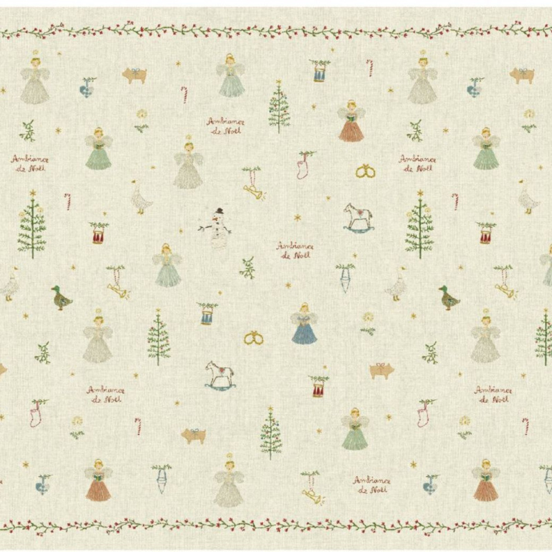 MAILEG Vánoční dárkový papír - Ambience de noel - 10 m