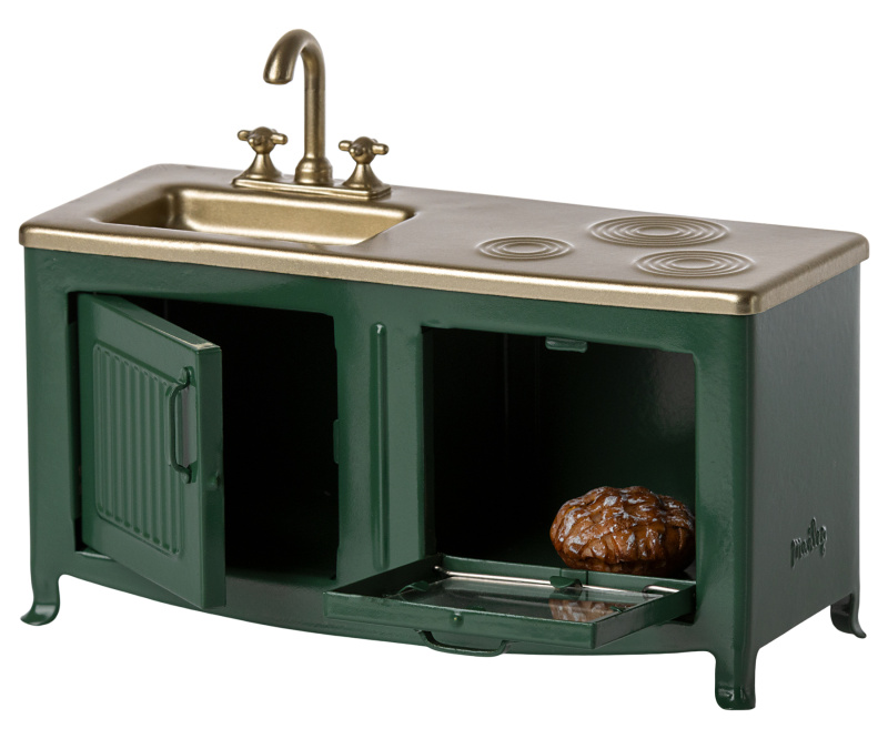 MAILEG Retro kuchyňka pro myšky S23 - dark green