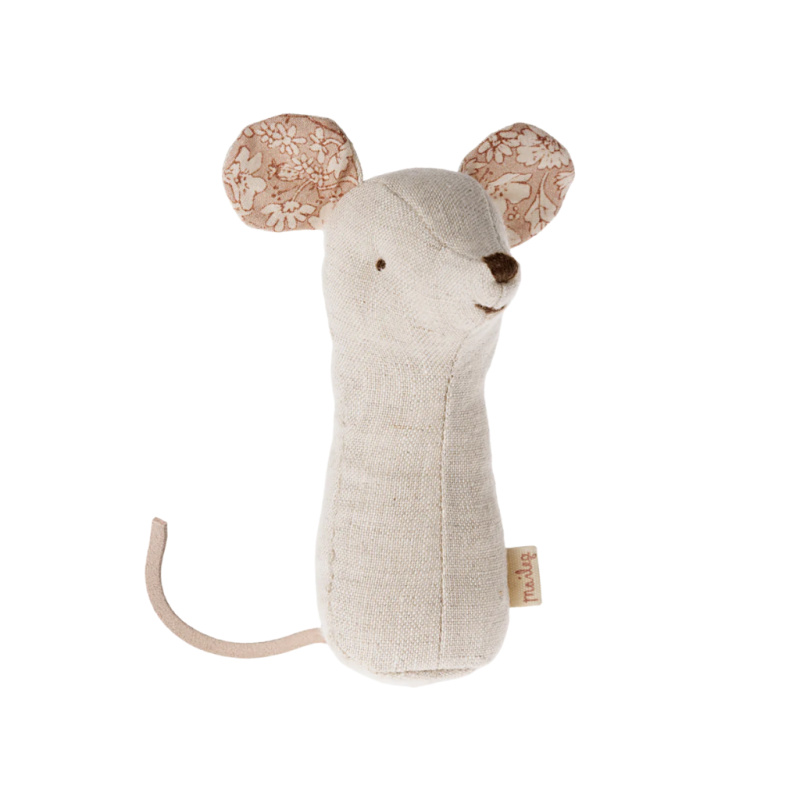 MAILEG Lullaby chrastítko - Mouse