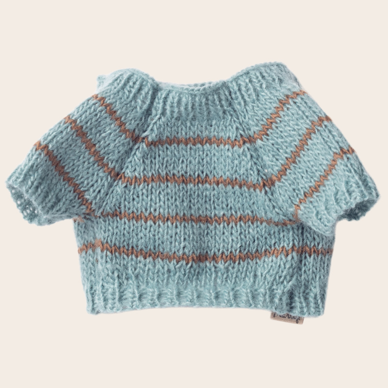 MAILEG Svetr pro pejska - Small Dusty blue