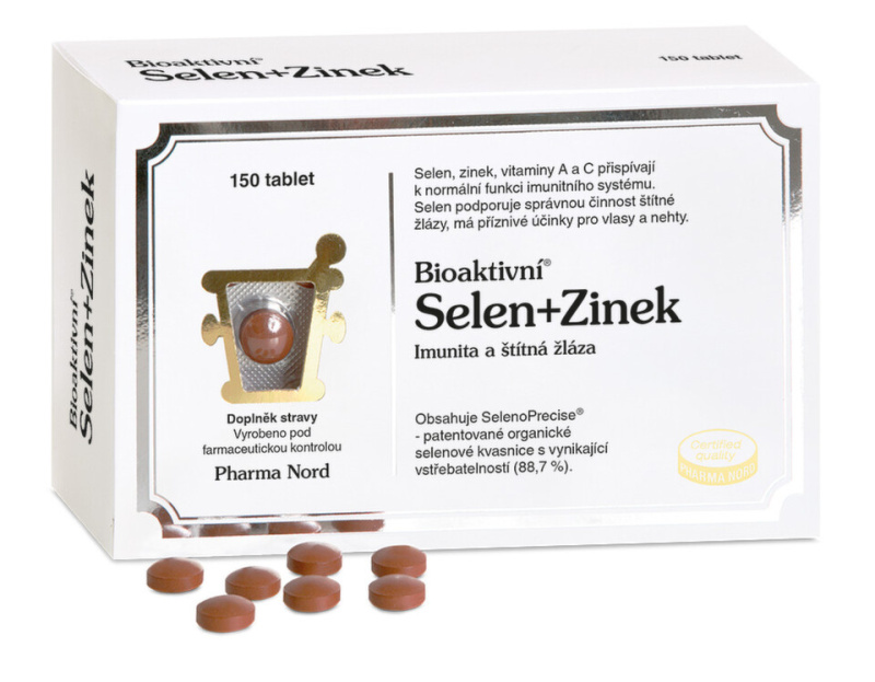 Pharma Nord Bioaktivní Selen+Zinek tbl.150
