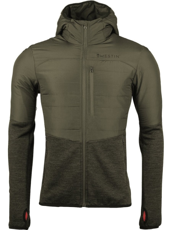 Westin bunda thermo knit vest jacket green - m