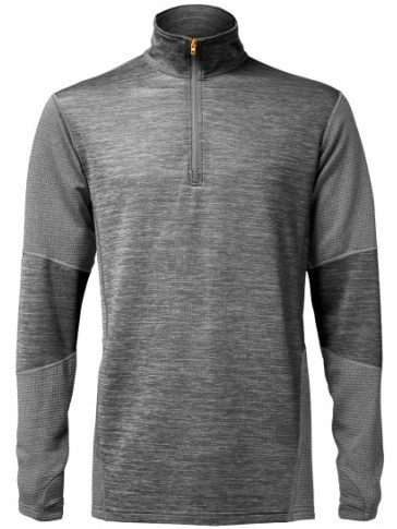Geoff anderson thermo tričko s dlouhým rukávem wizwool 210 šedé - xl