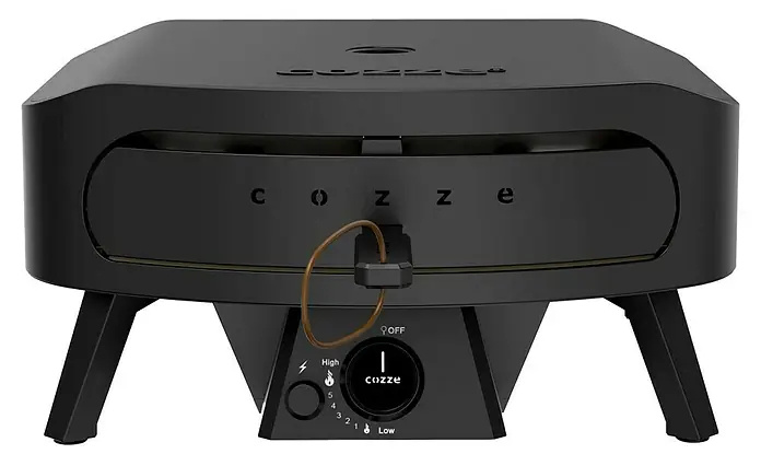 Pec na pizzu Cozze 17" Black Edition / Ø 43 cm / 8 kW / otočný kámen / černá Varianta: ivi1