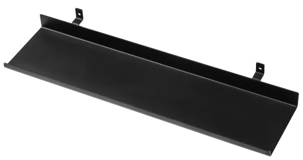 Police pro akustické panely Millex / 40 × 10 × 2,5 cm / černá Varianta: ivi1