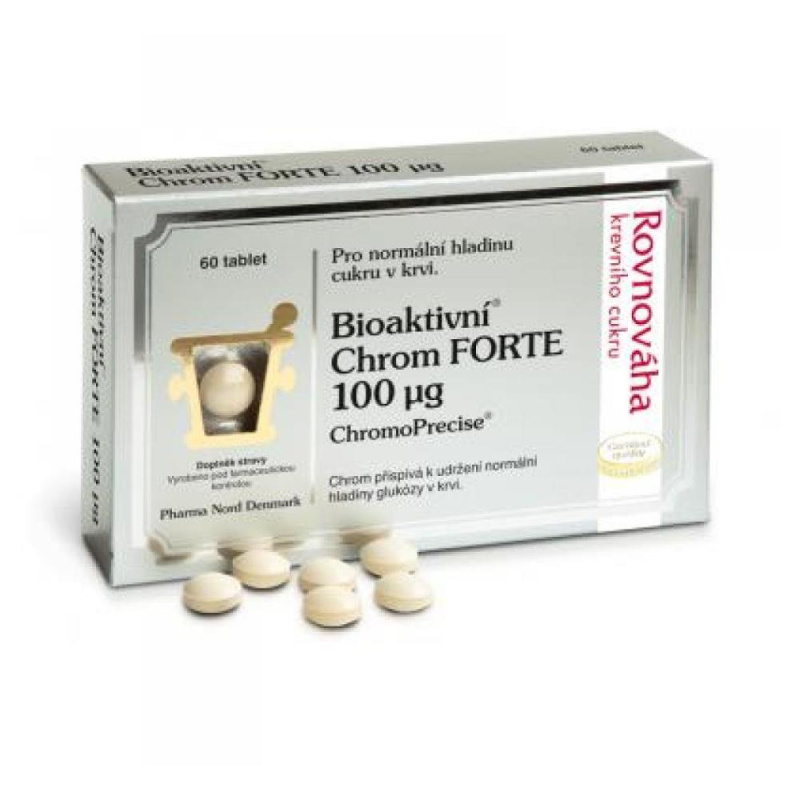 Pharma Nord Bioaktivní Chrom FORTE 100mcg tbl.60